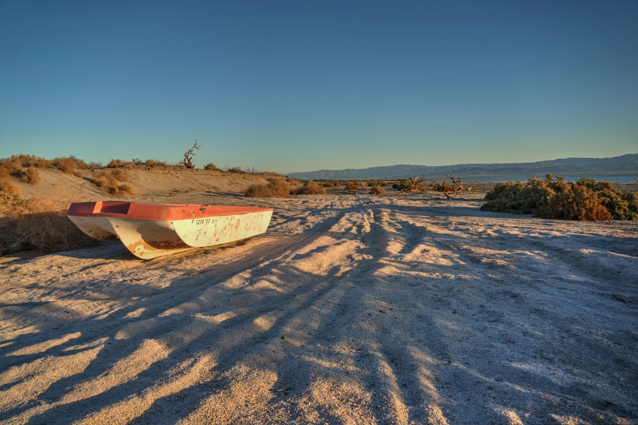 Boat Salton Sea