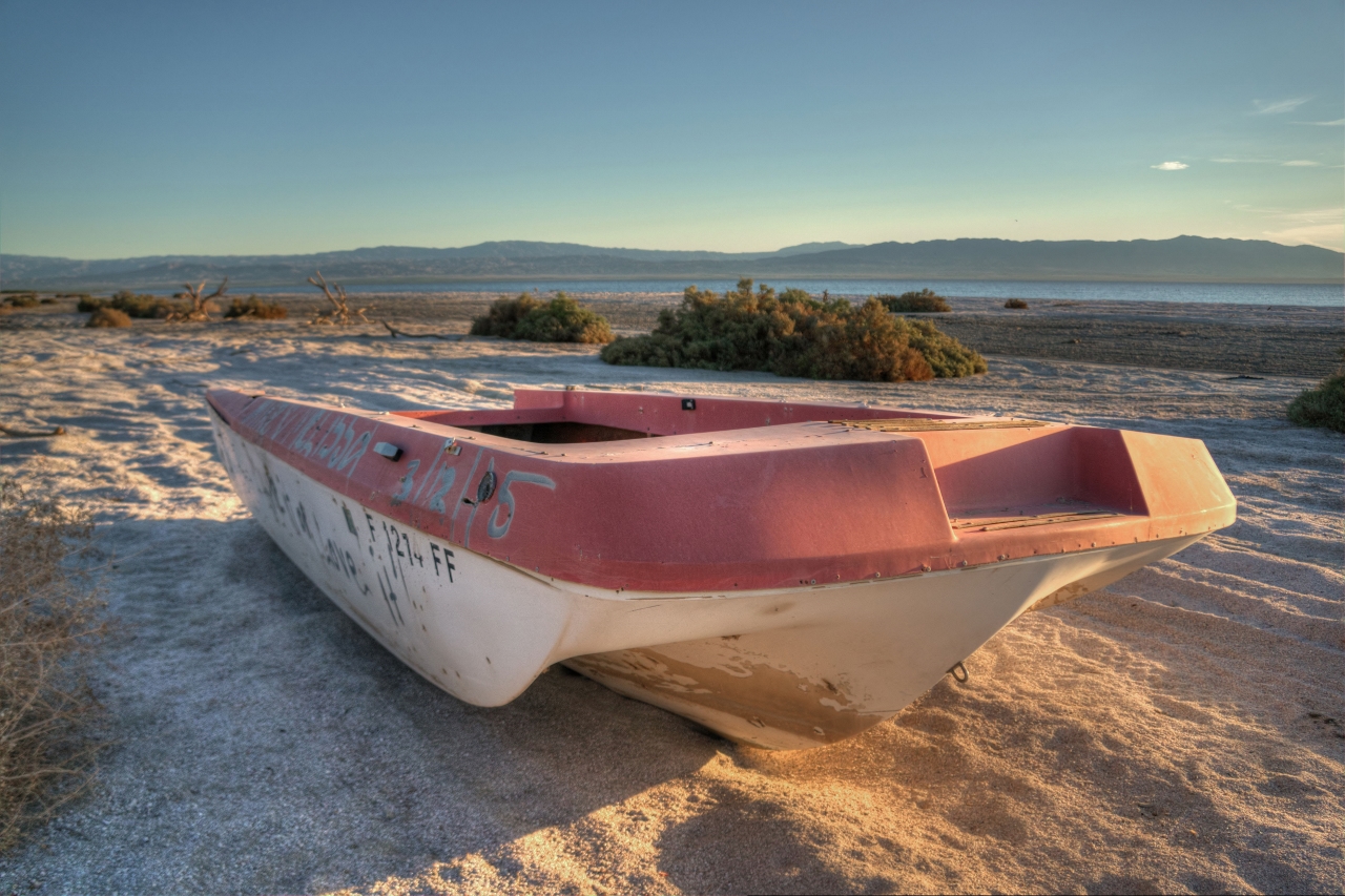 Boat Salton Sea